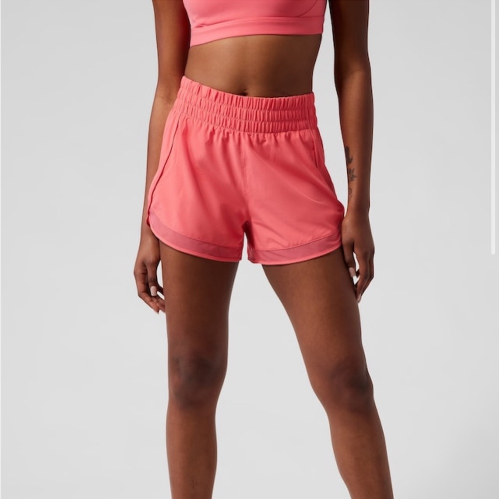 Athleta | Mesh Racer High Rise 3” Short